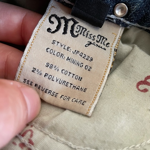 Miss Me Blue Jeans Cowhide - Picture 3 of 13